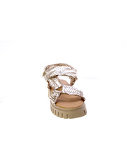 Janet & janet Sandalo Strappo Donna Oro J-131