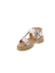 Janet & janet Sandalo Strappo Donna Oro J-131