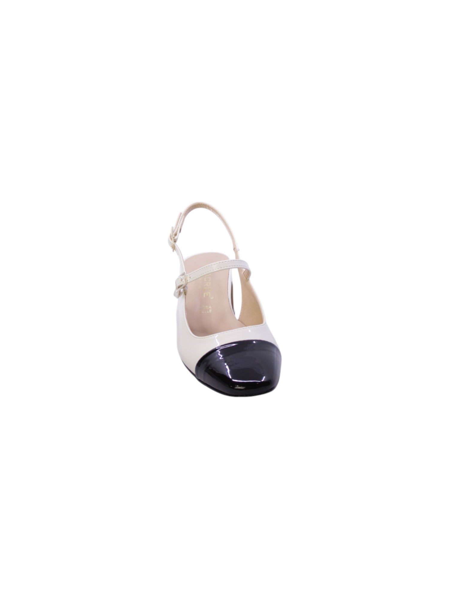 Nacree Decollete Tallone Aperto Donna Avorio/Nero 5710005