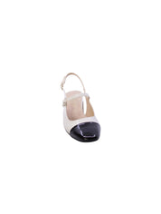 Nacree Decollete Tallone Aperto Donna Avorio/Nero 5710005
