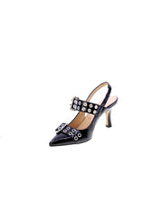 Nacree Decollete Tallone Aperto Donna Nero 2164m114