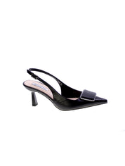 Queen helena Decollete Tallone Aperto Donna Nero K3627