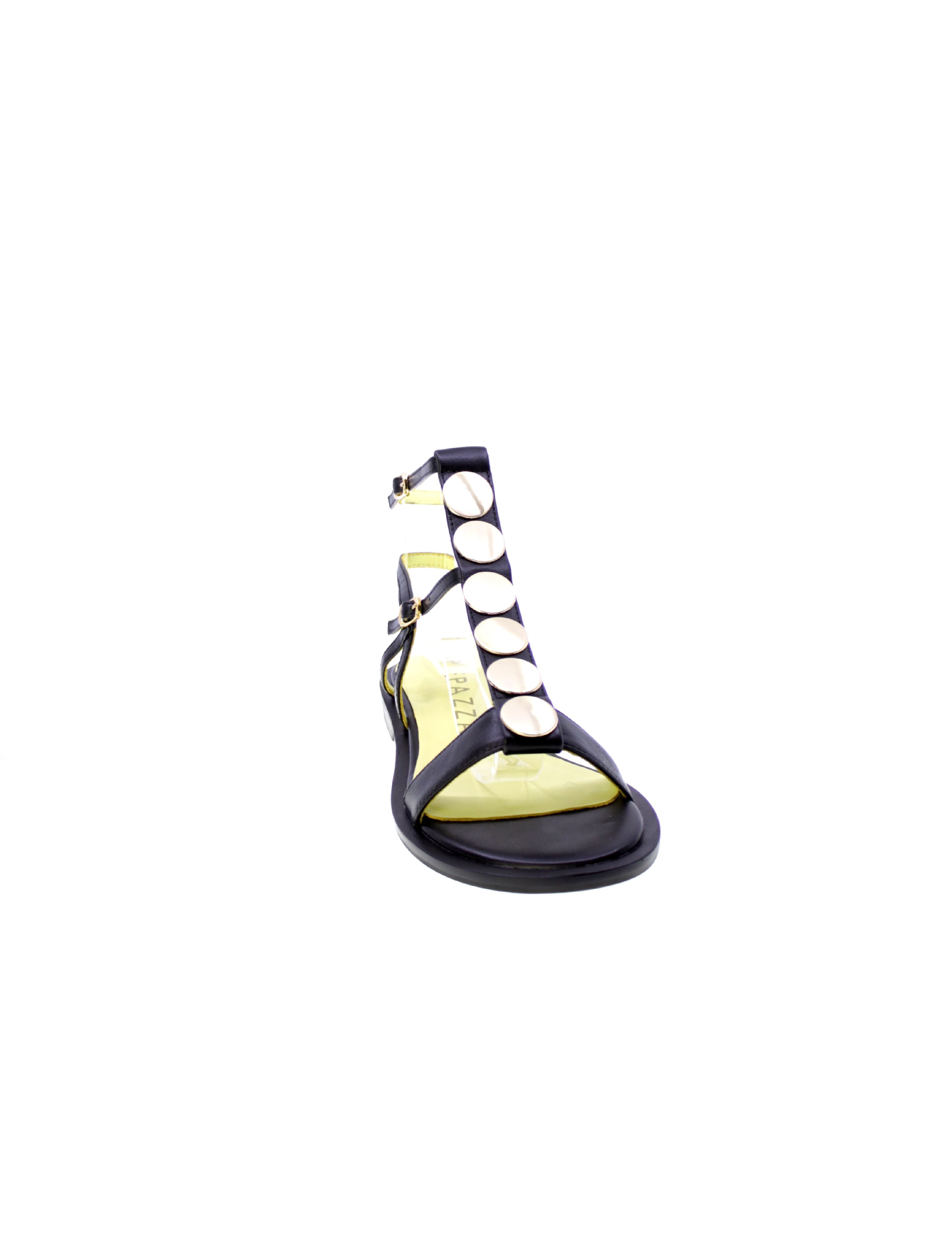 Apepazza Sandalo Basso Donna Nero S5flat10 Floriana