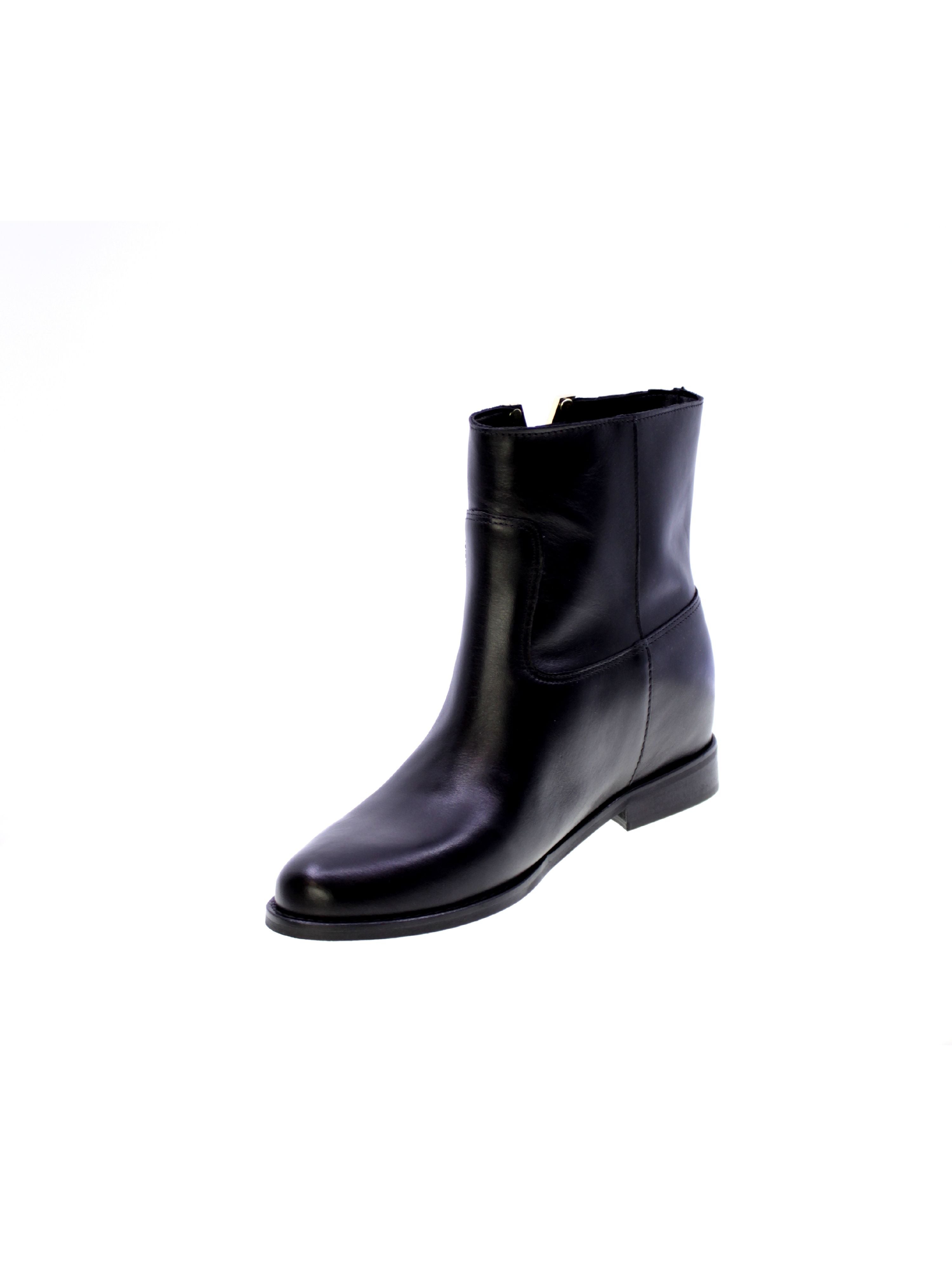Joy wendel Stivaletto Tronchetto Rialzo Interno Donna Nero 229/25
