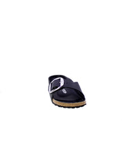 Birkenstock Sandalo Mules Donna Nero Madrid big buckle
