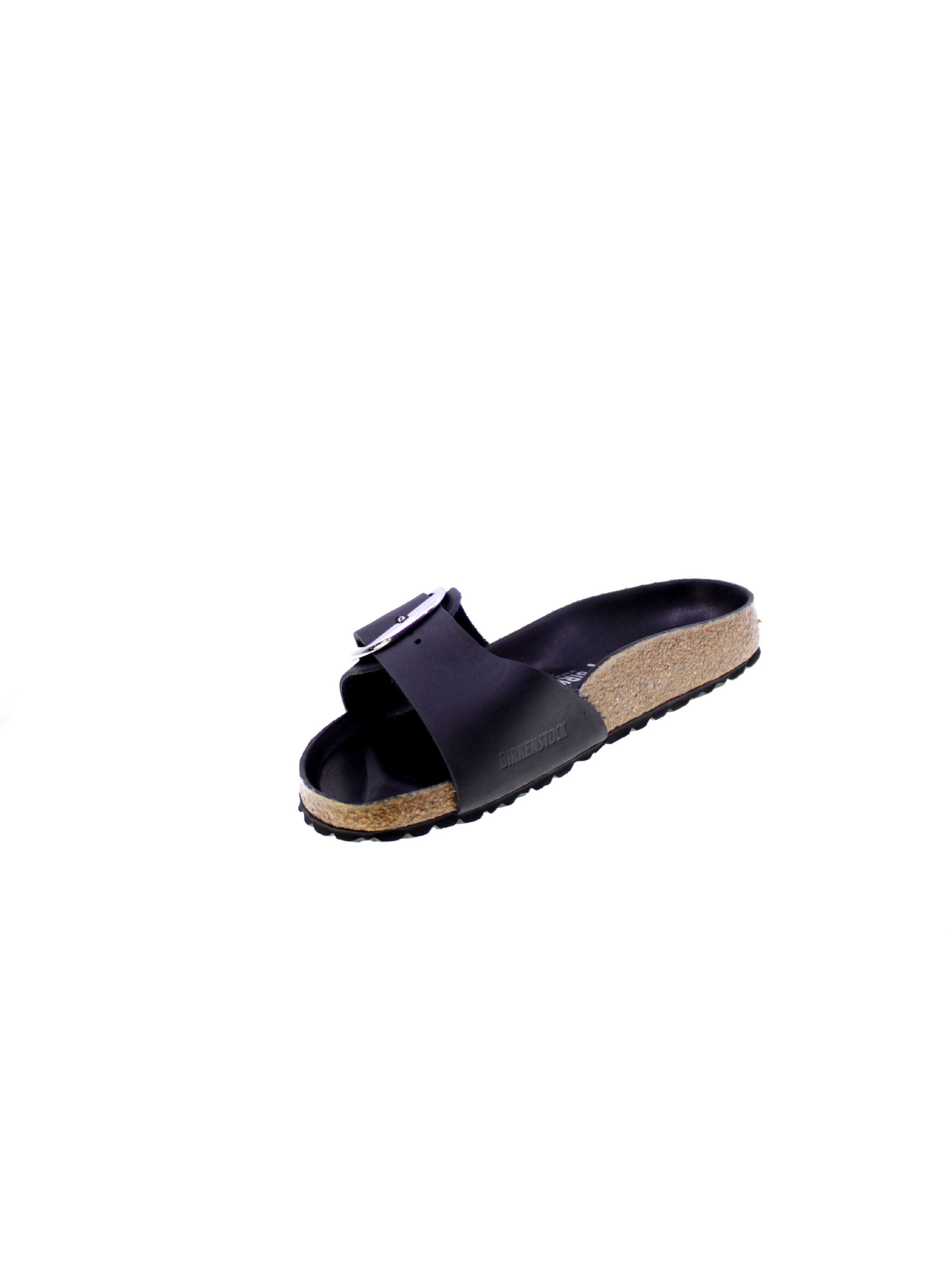 Birkenstock Sandalo Mules Donna Nero Madrid big buckle