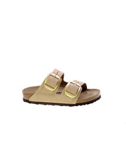 Birkenstock Sandalo Donna Beige Sandcastle Arizona big buckle