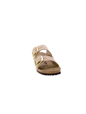 Birkenstock Sandalo Donna Beige Sandcastle Arizona big buckle