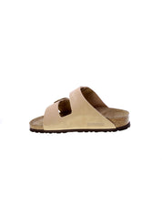 Birkenstock Sandalo Donna Beige Sandcastle Arizona big buckle