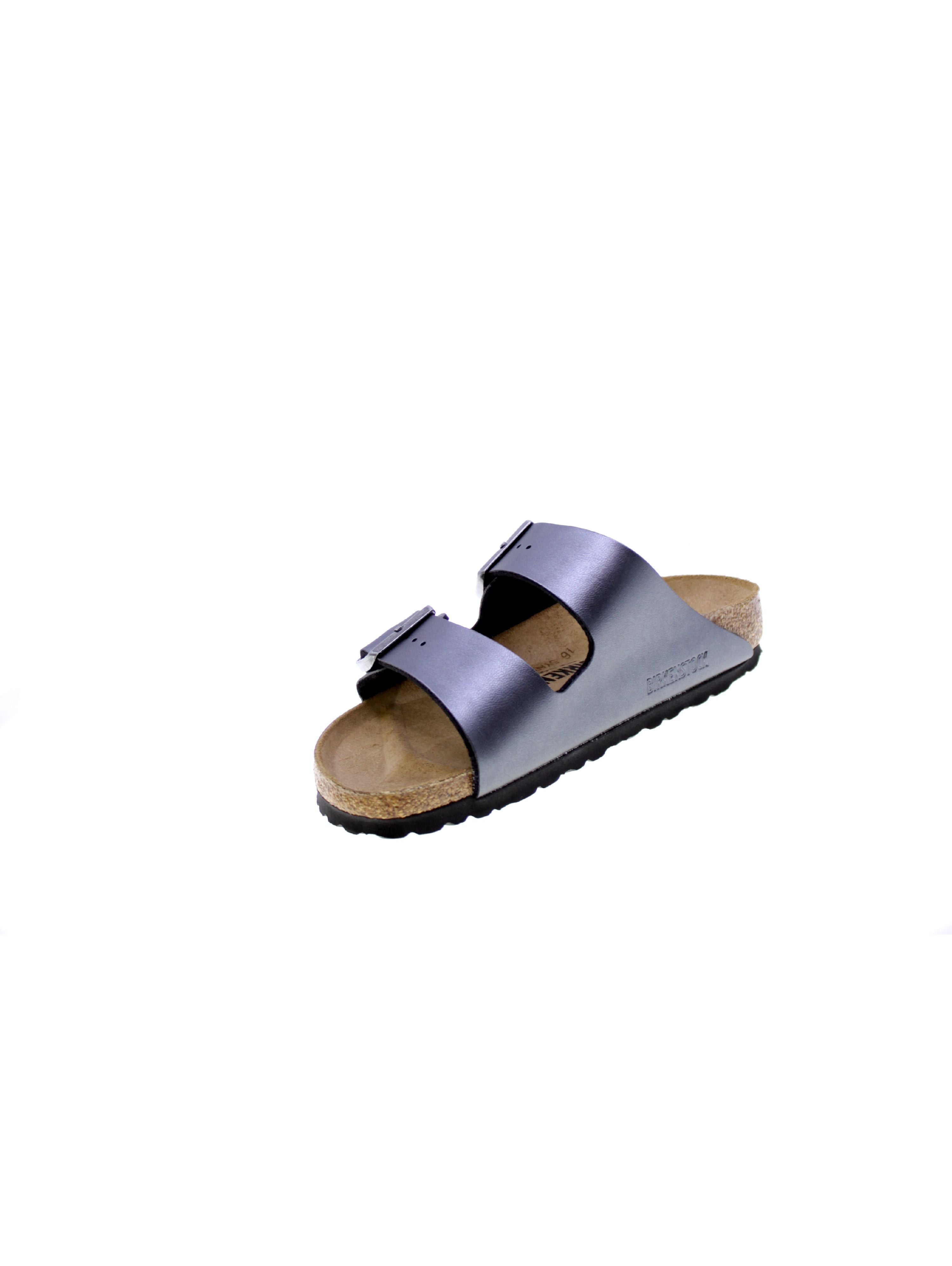 Birkenstock Sandalo Donna Iron Metallic Black Arizona