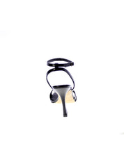 Nacree Sandalo Strisce Donna Nero 4858a019