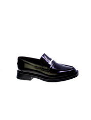 Lorenzo mari Mocassino Penny Donna Nero Ginevra01