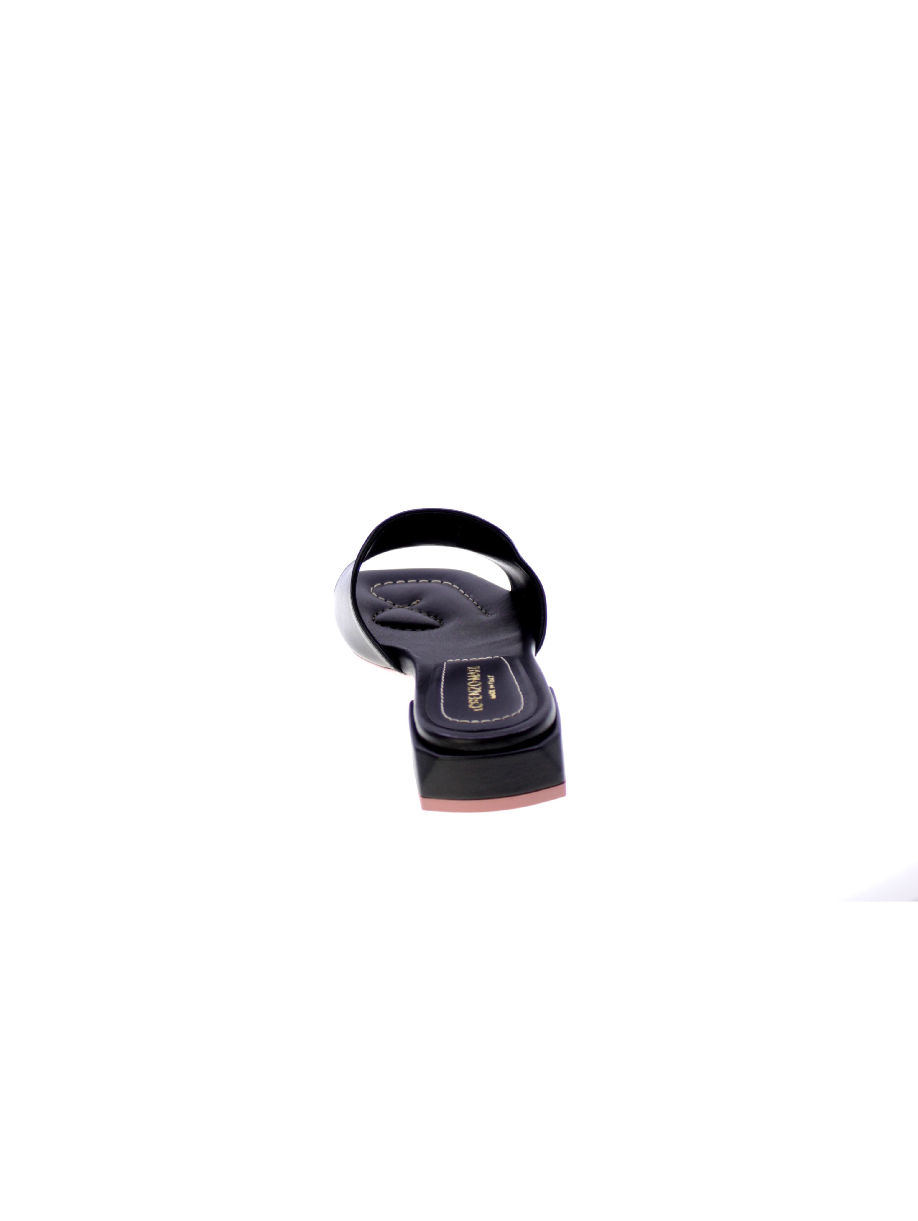 Lorenzo mari Sandalo Mules Donna Nero Samu10
