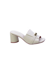 Lorenzo mari Sandalo Mules Donna Bianco Latte Fresia07