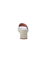 Lorenzo mari Sandalo Mules Donna Bianco Latte Fresia07