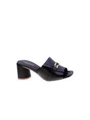 Lorenzo mari Sandalo Mules Donna Nero Fresia07