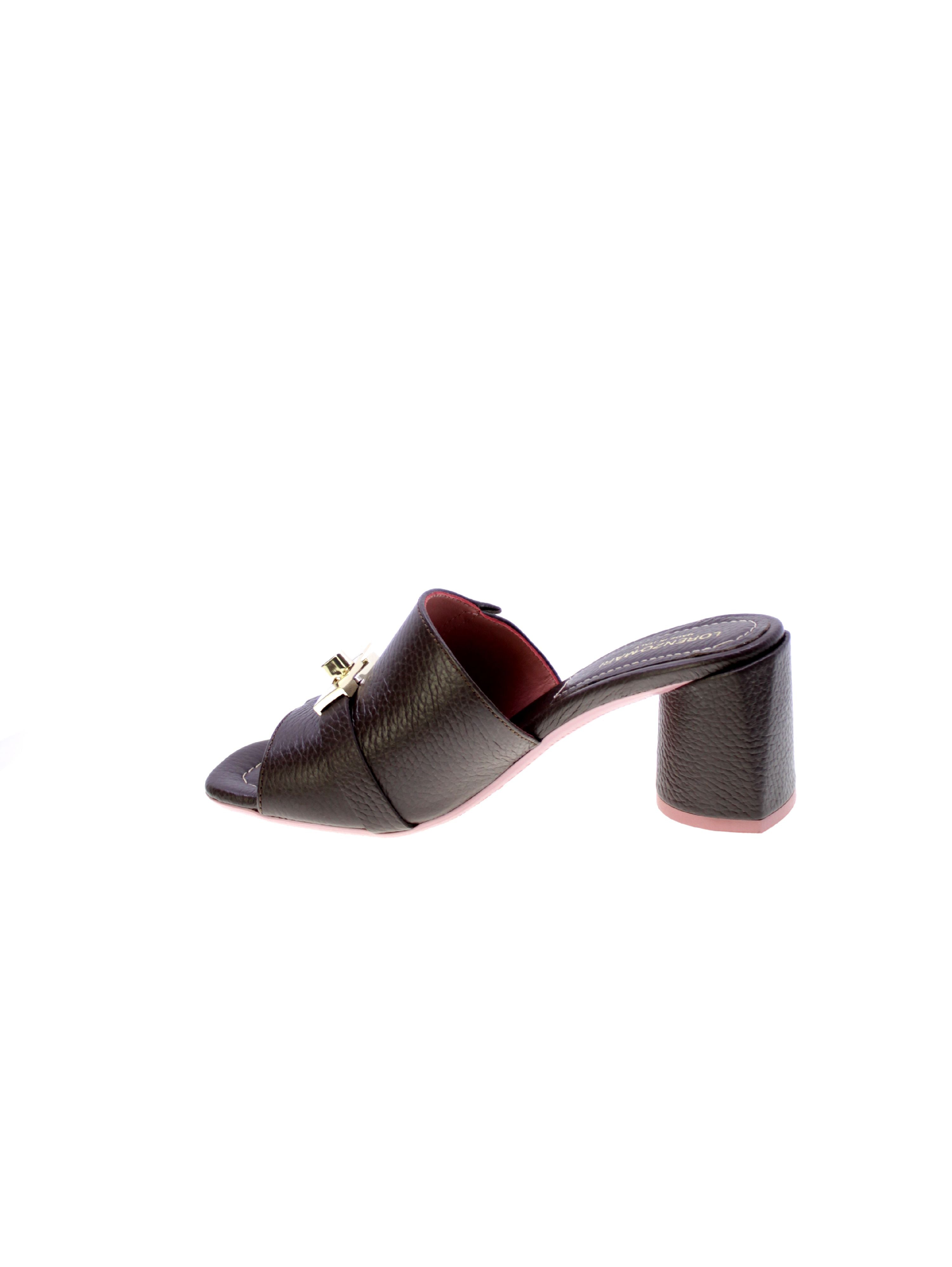 Lorenzo mari Sandalo Mules Donna Testa di moro Fresia07