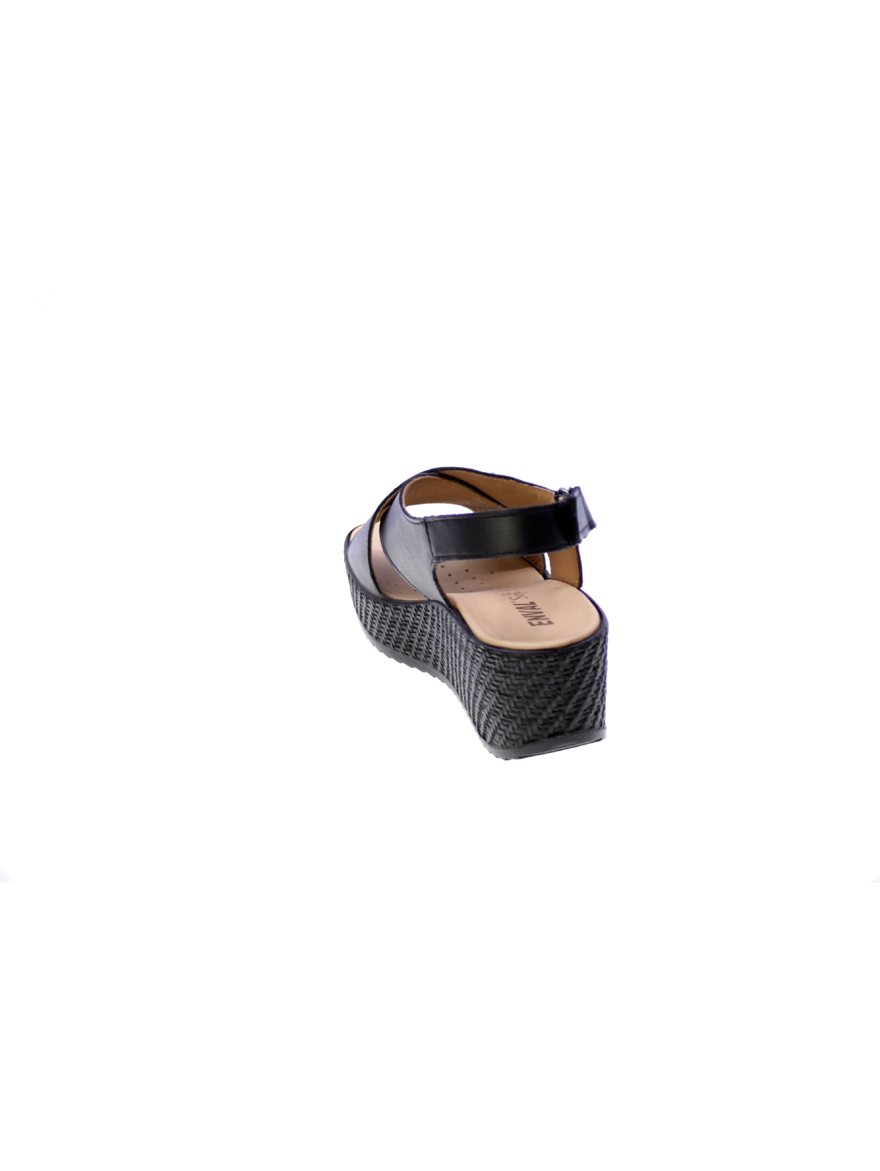 Enval soft Sandalo Donna Nero 5783700