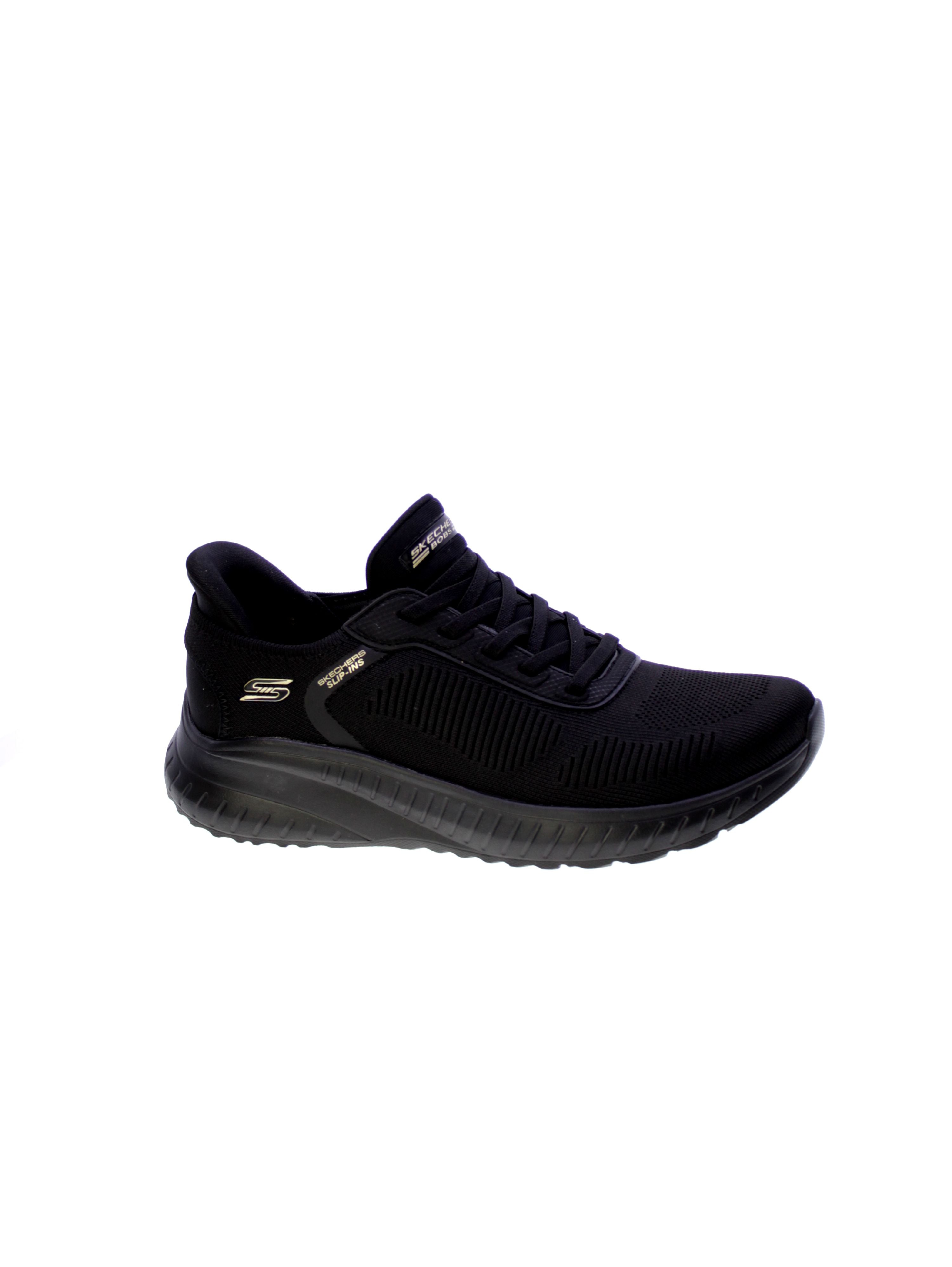 Skechers Sneakers Donna Nero 117497bbk Bobs Squad C Current Muse