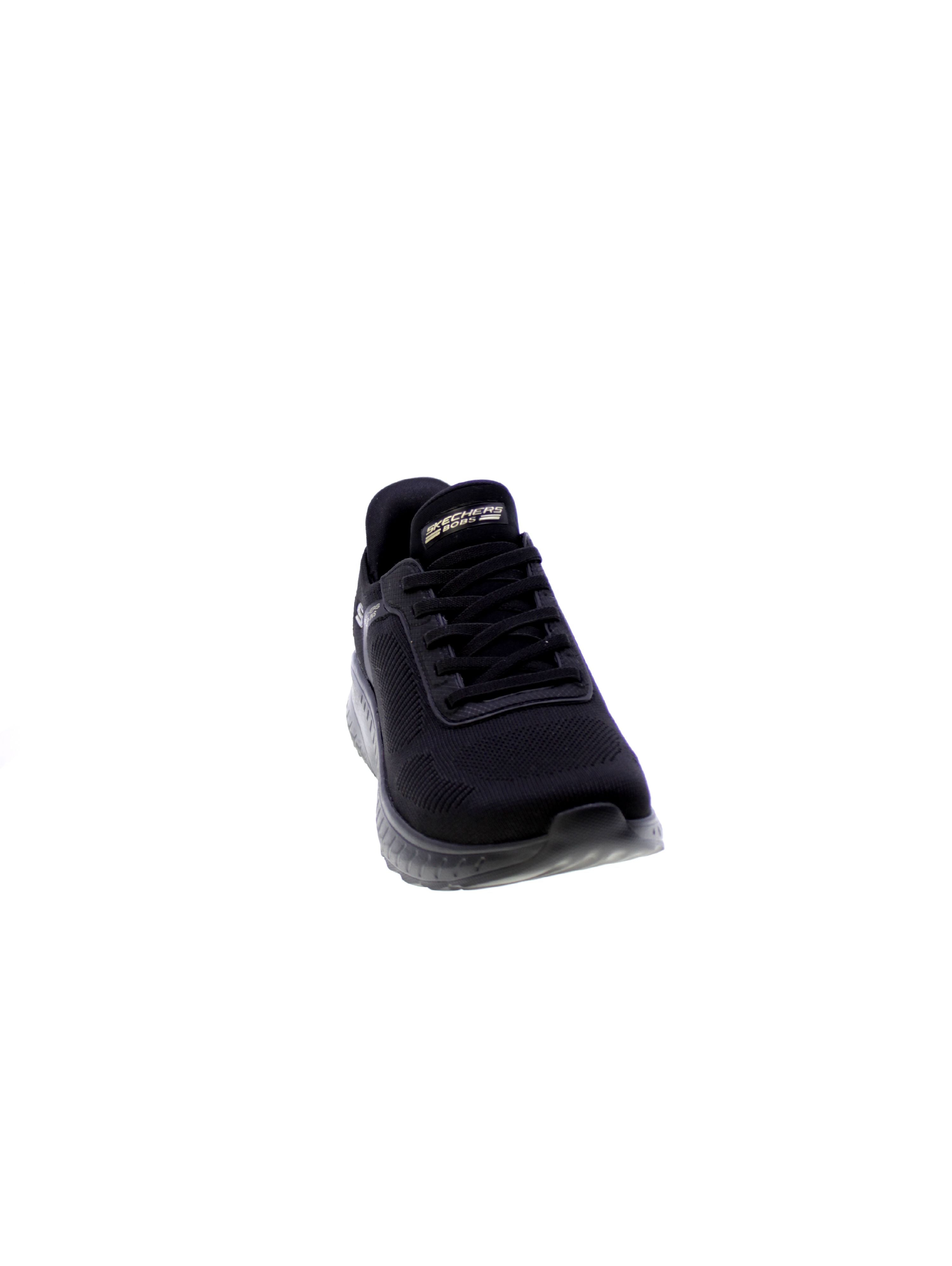 Skechers Sneakers Donna Nero 117497bbk Bobs Squad C Current Muse