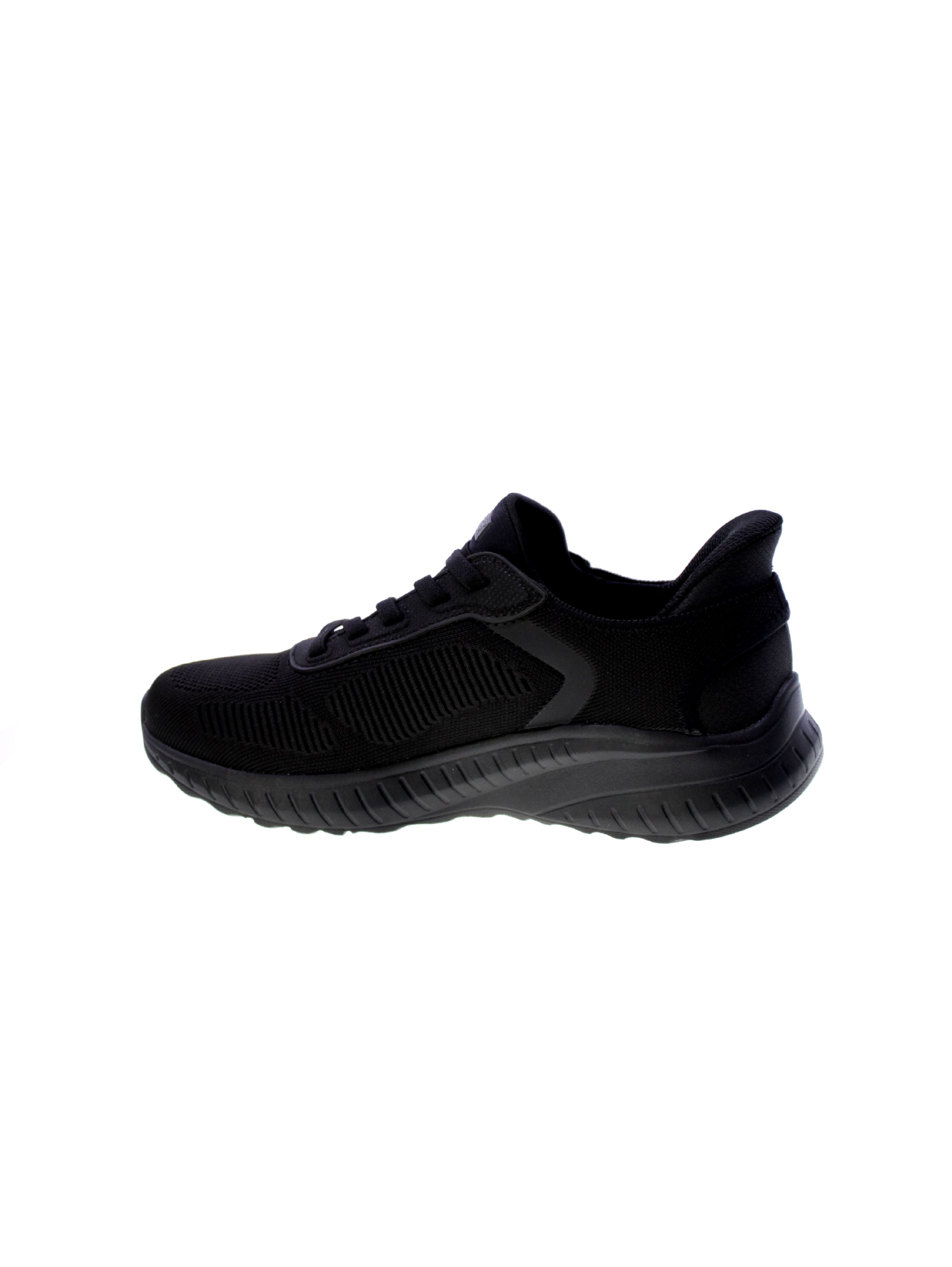 Skechers Sneakers Uomo Nero 118312bbk Bobs Squad Chaos Solid Step