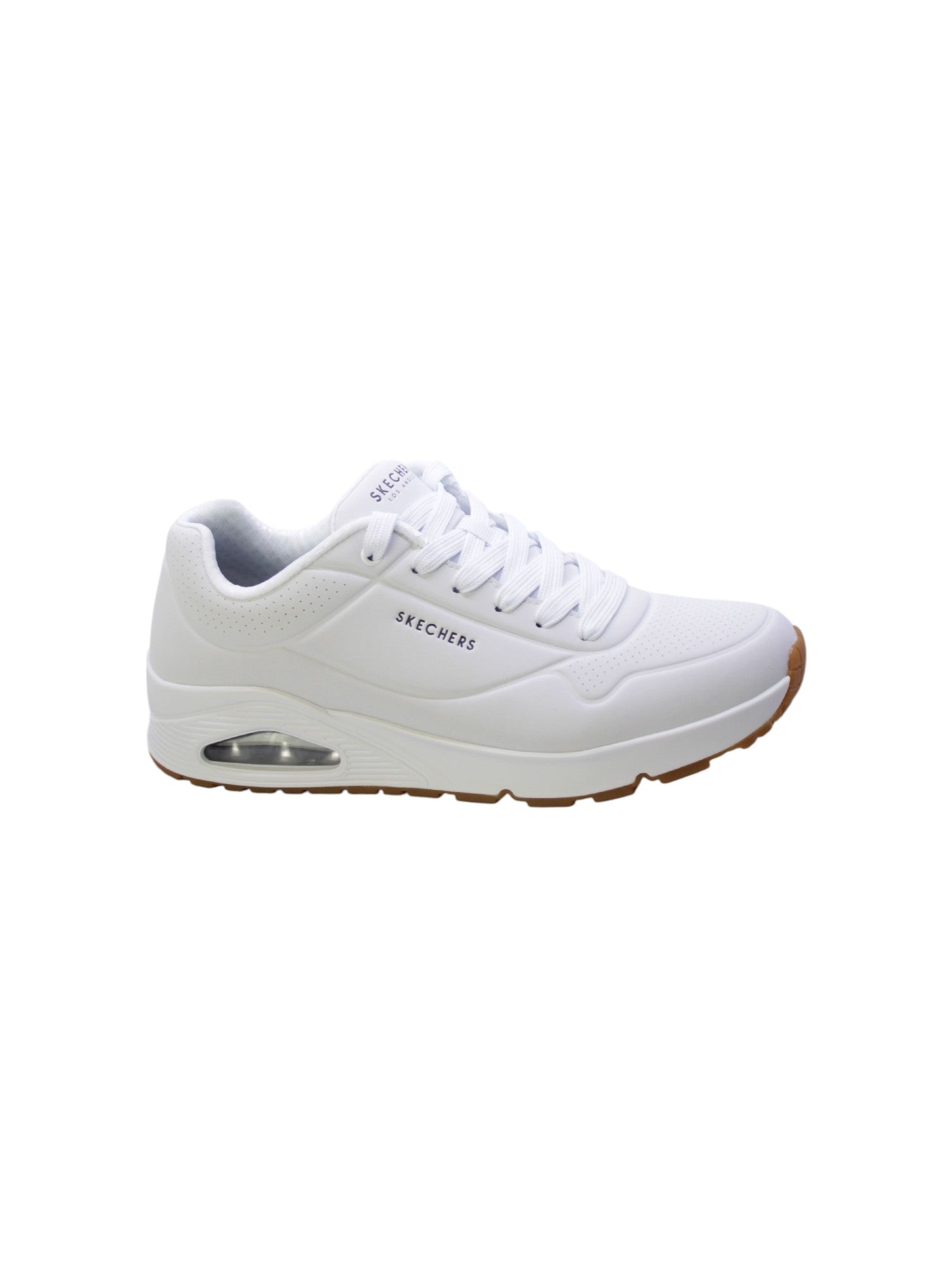 Skechers Sneakers Uomo Bianco 52458wht/25 Uno Stand On Air