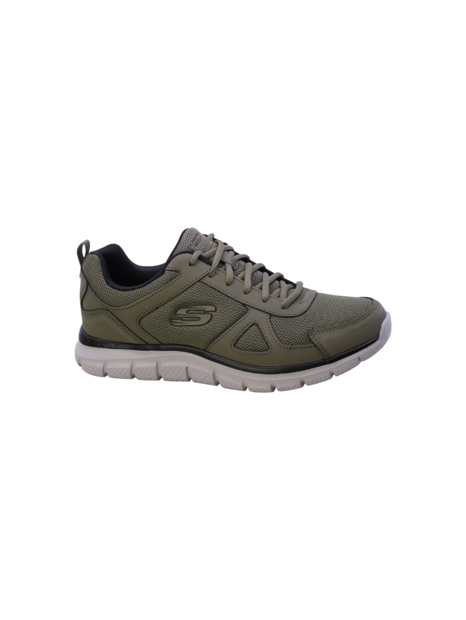 Skechers Sneakers Uomo Verde/Nero 52631olbk/25 Track Scloric