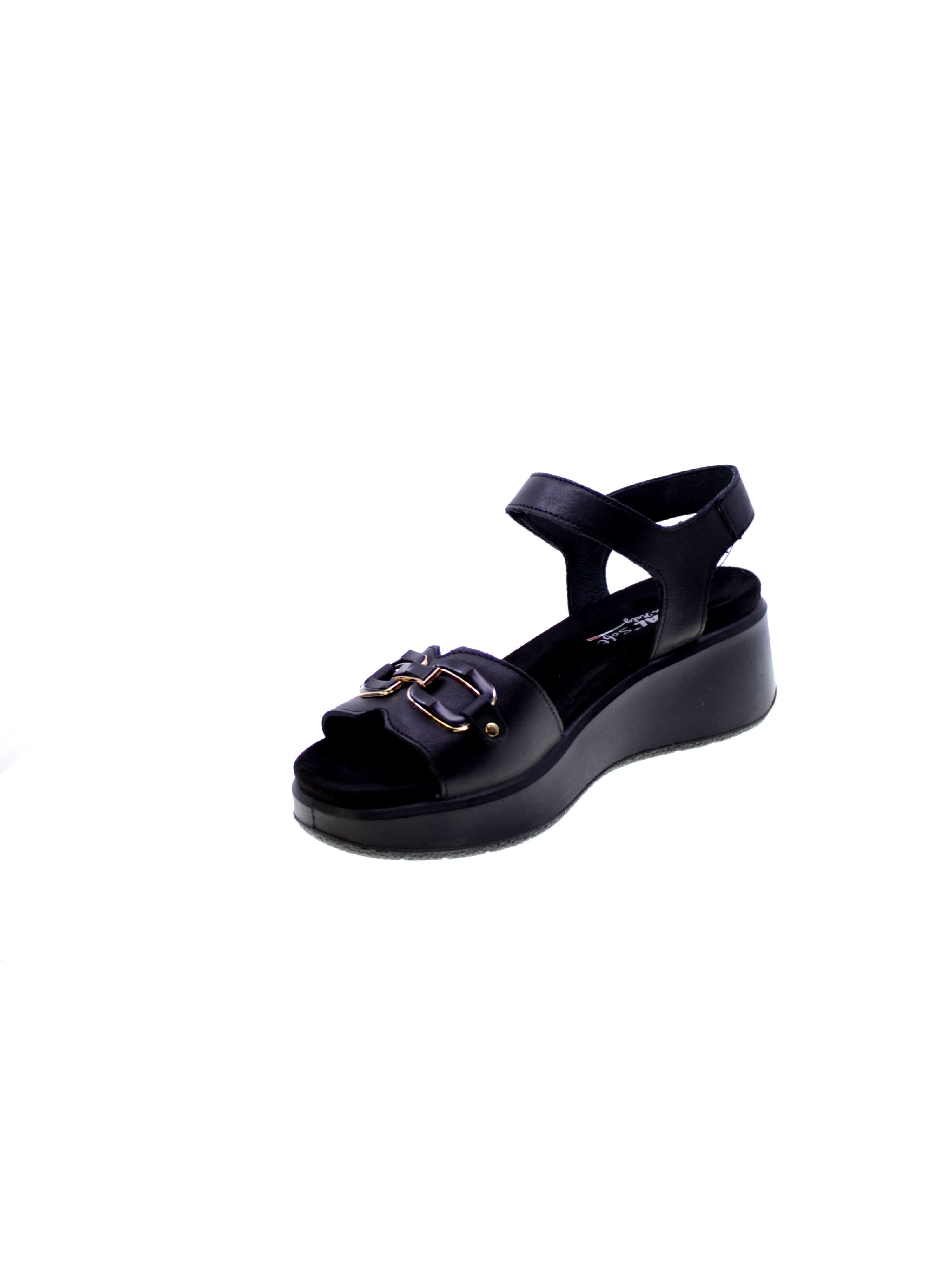 Enval soft Sandalo Donna Nero 7792100