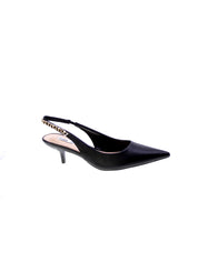 Ferre Decollete Tallone Aperto Donna Nero F-050