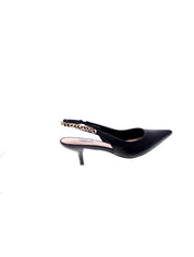 Ferre Decollete Tallone Aperto Donna Nero F-050