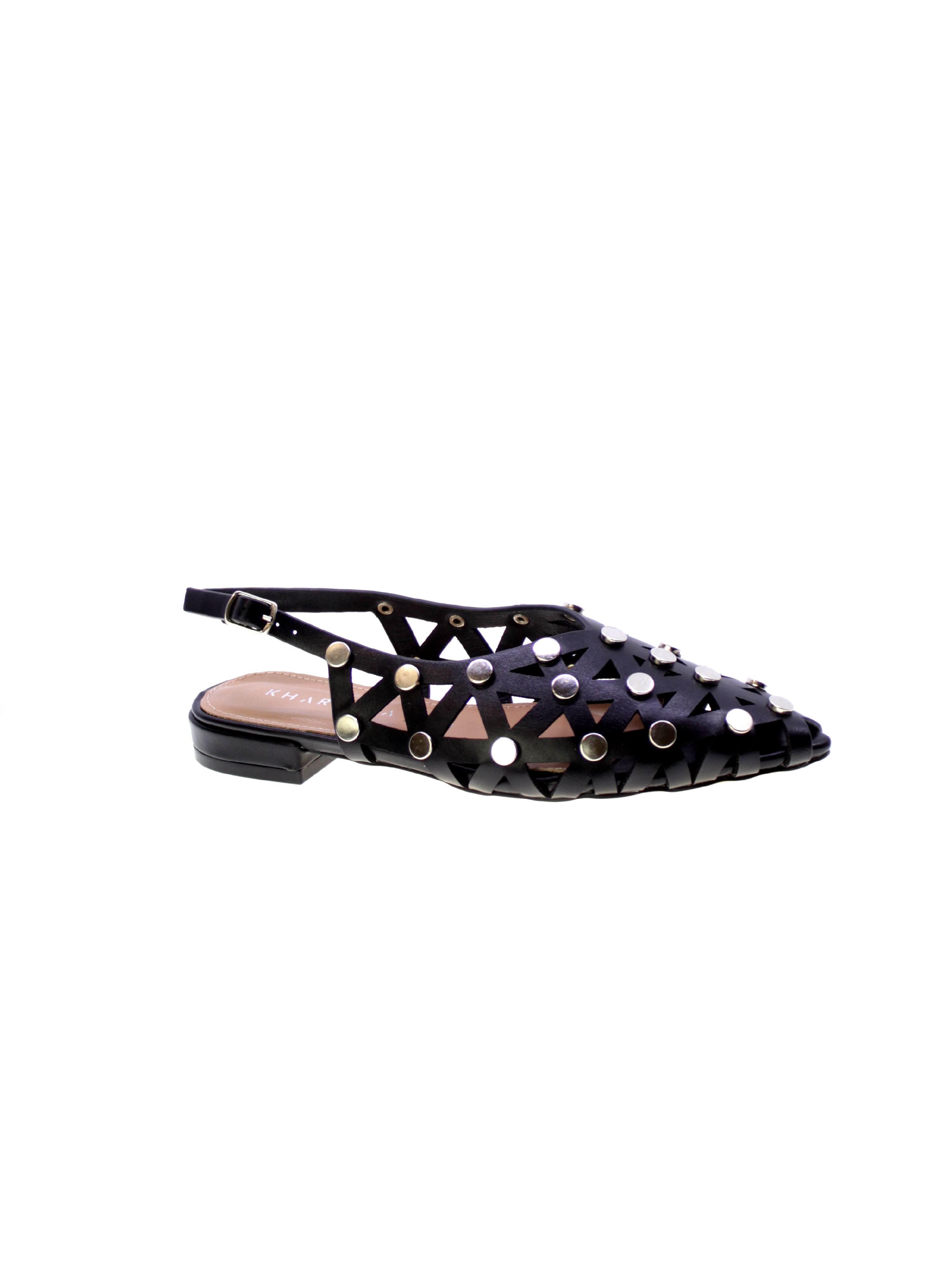 Kharisma Decollete Basso Tallone Aperto Donna Nero 9049