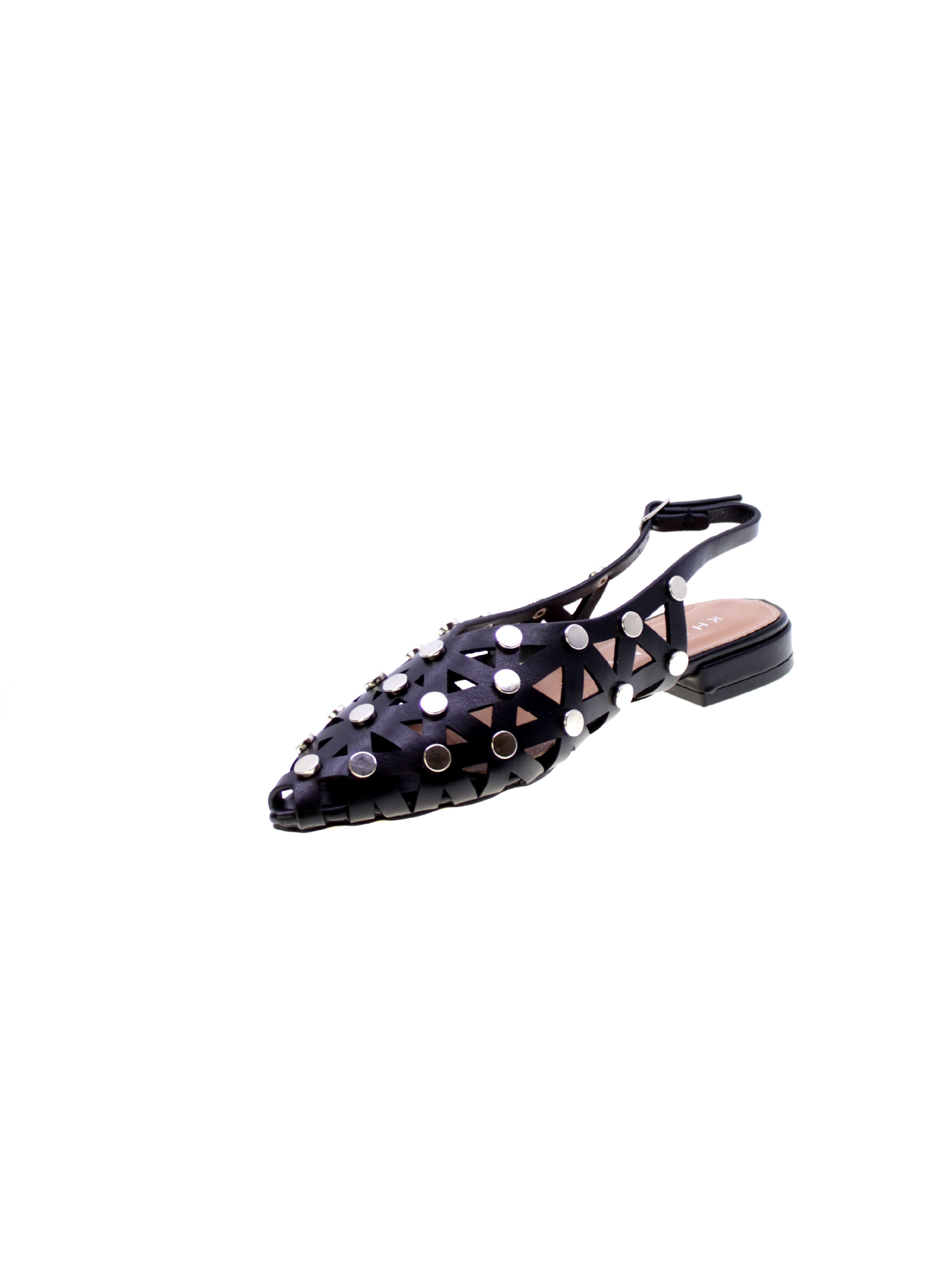 Kharisma Decollete Basso Tallone Aperto Donna Nero 9049
