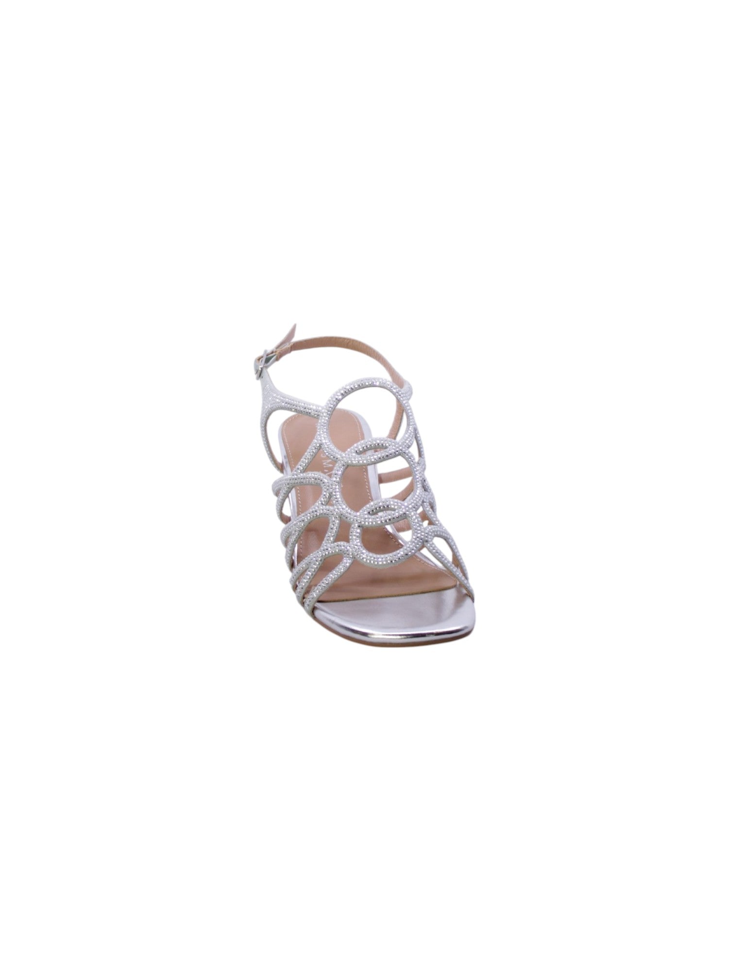 Kharisma Sandalo Strass Donna Argento 9507