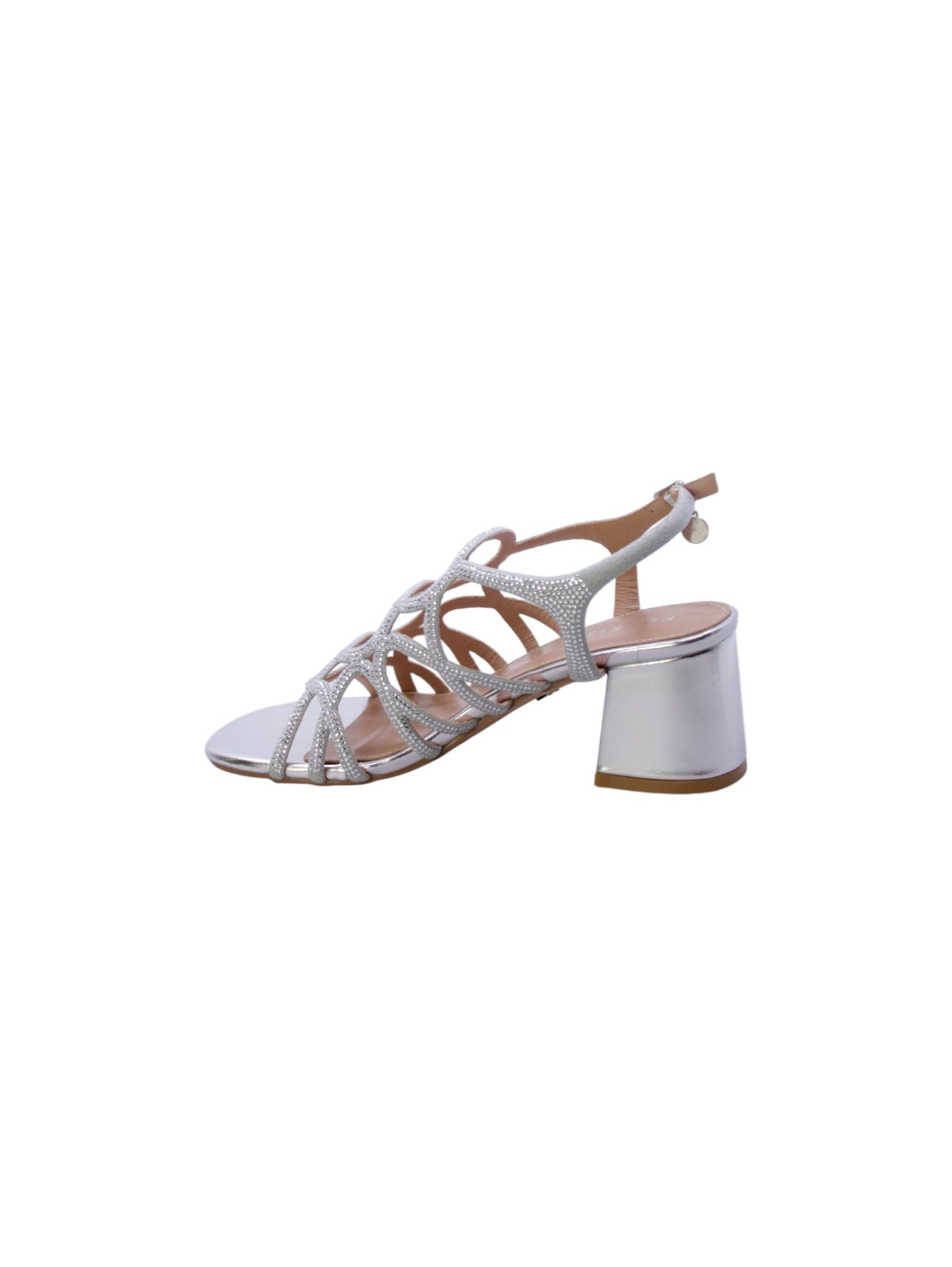 Kharisma Sandalo Strass Donna Argento 9507