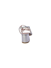 Kharisma Sandalo Strass Donna Argento 9507