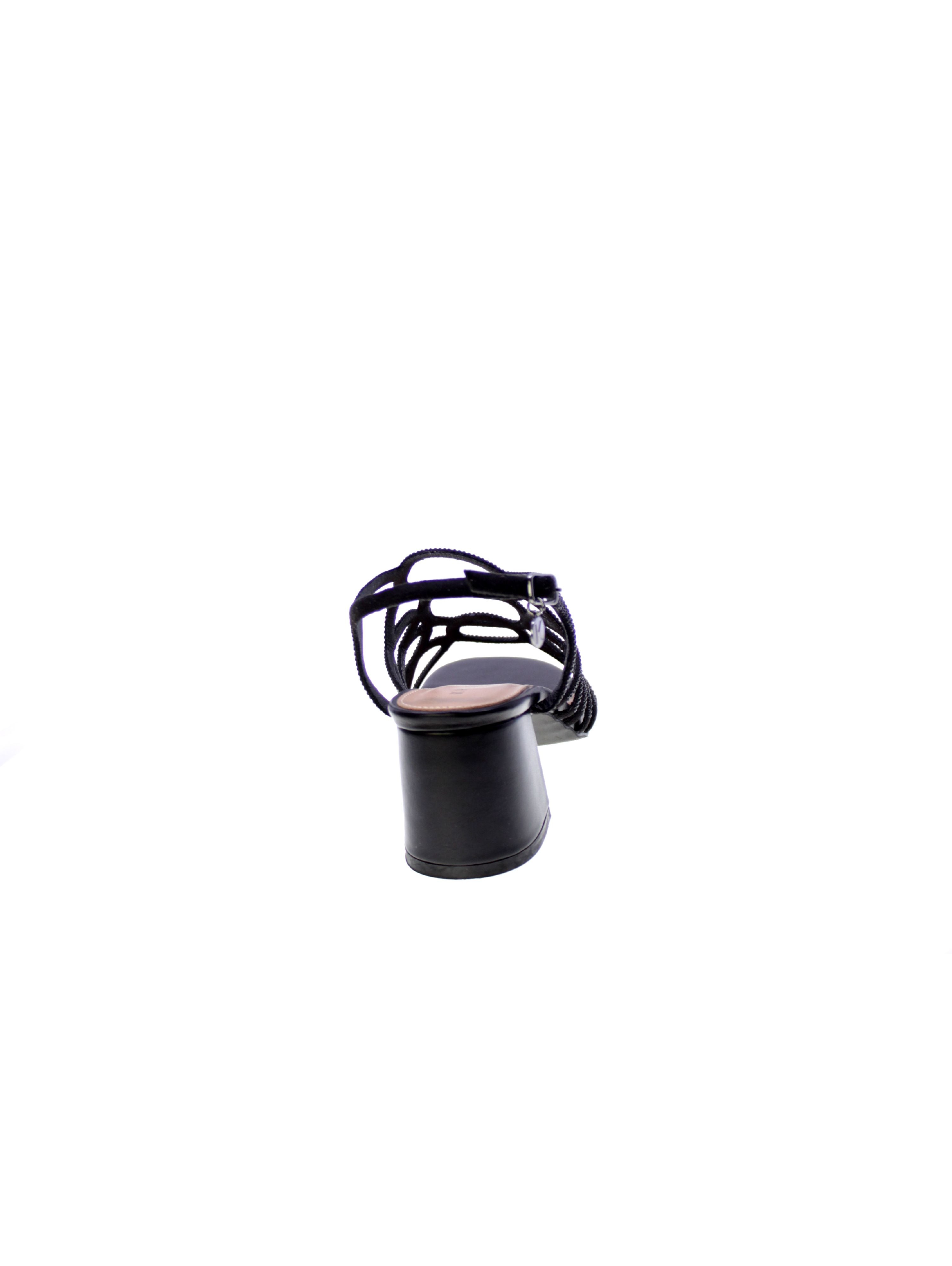 Kharisma Sandalo Strass Donna Nero 9507