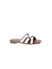 Kharisma Sandalo Mules Basso Donna Avorio 9221