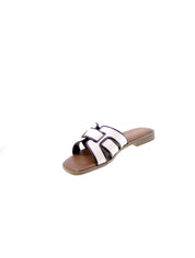 Kharisma Sandalo Mules Basso Donna Avorio 9221