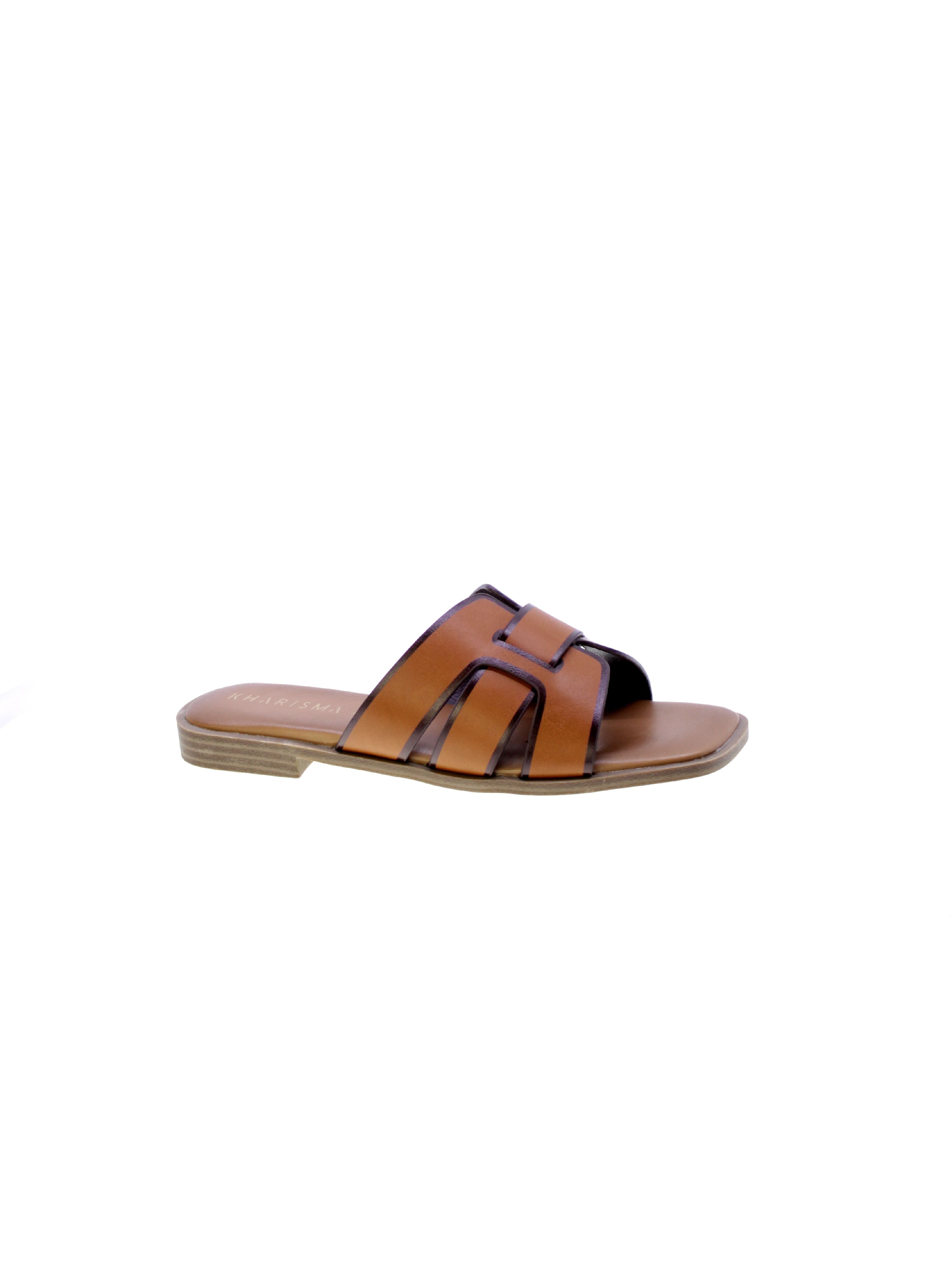 Kharisma Sandalo Mules Basso Donna Cuoio 9221