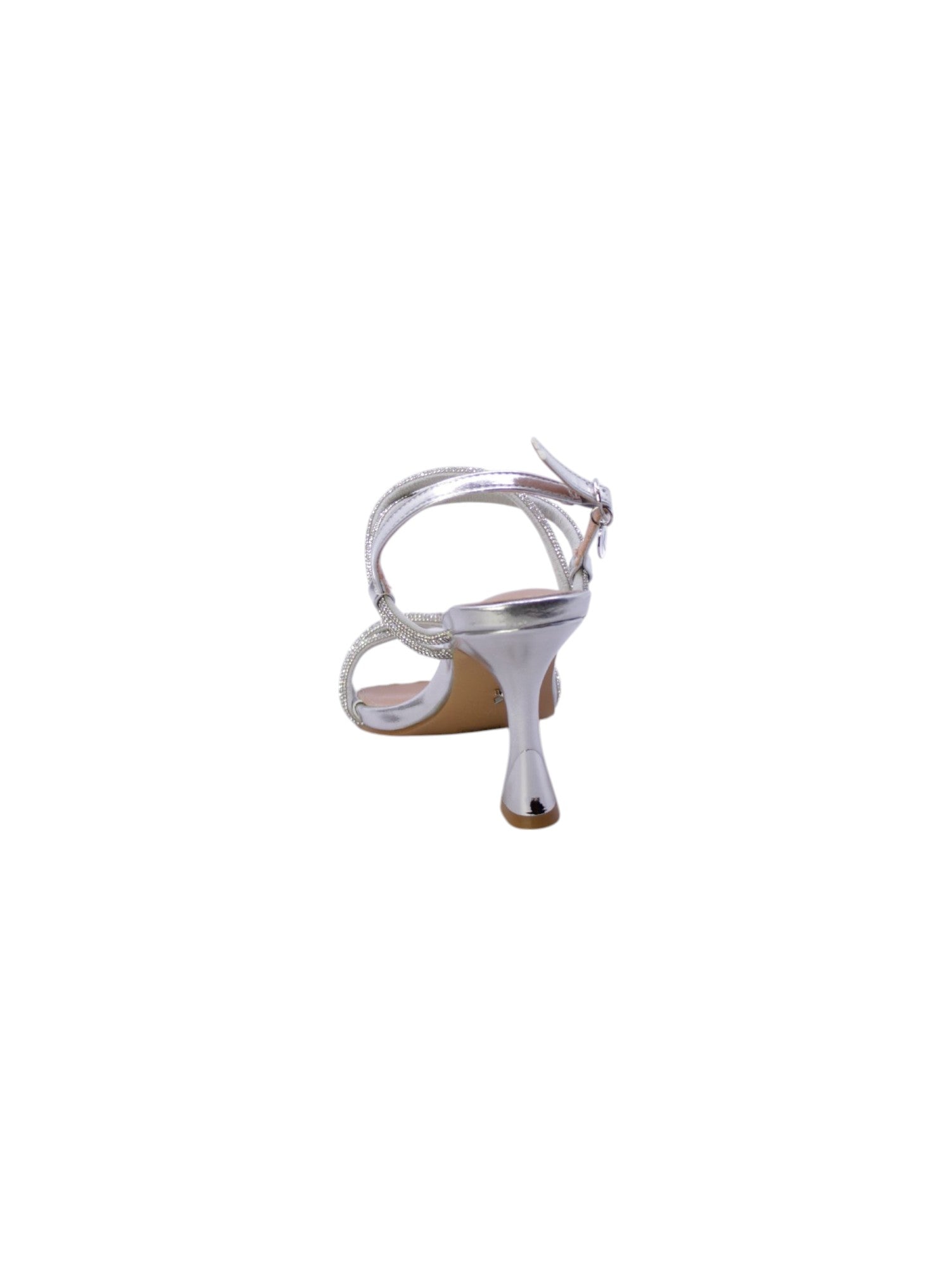 Kharisma Sandalo Fasce Strass Donna Argento 9583
