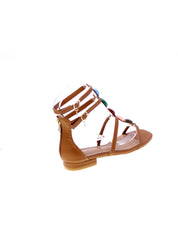 Kharisma Sandalo Basso Zip Donna Cuoio 9352