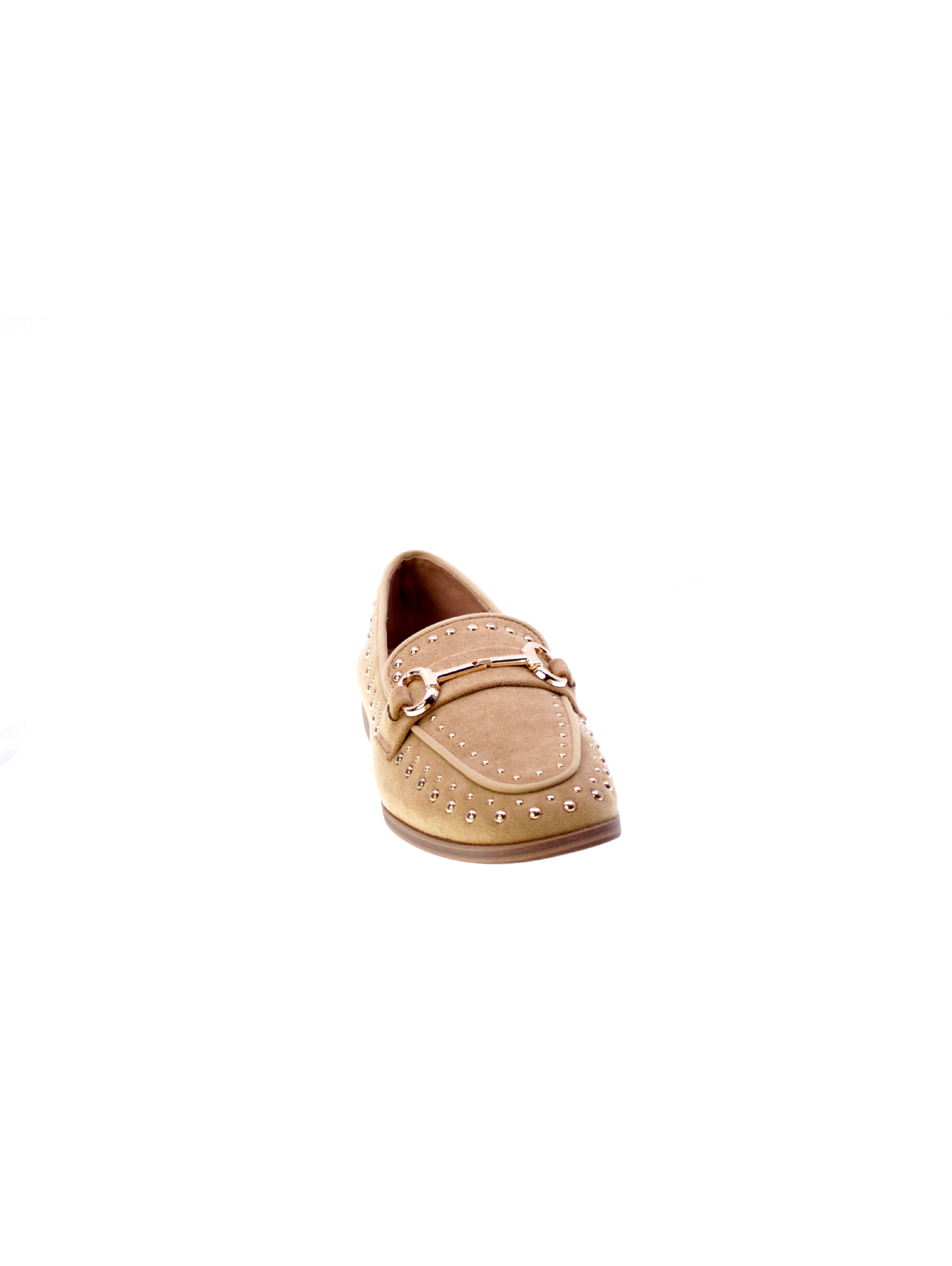 Kharisma Mocassino Borchie Donna Beige 9062
