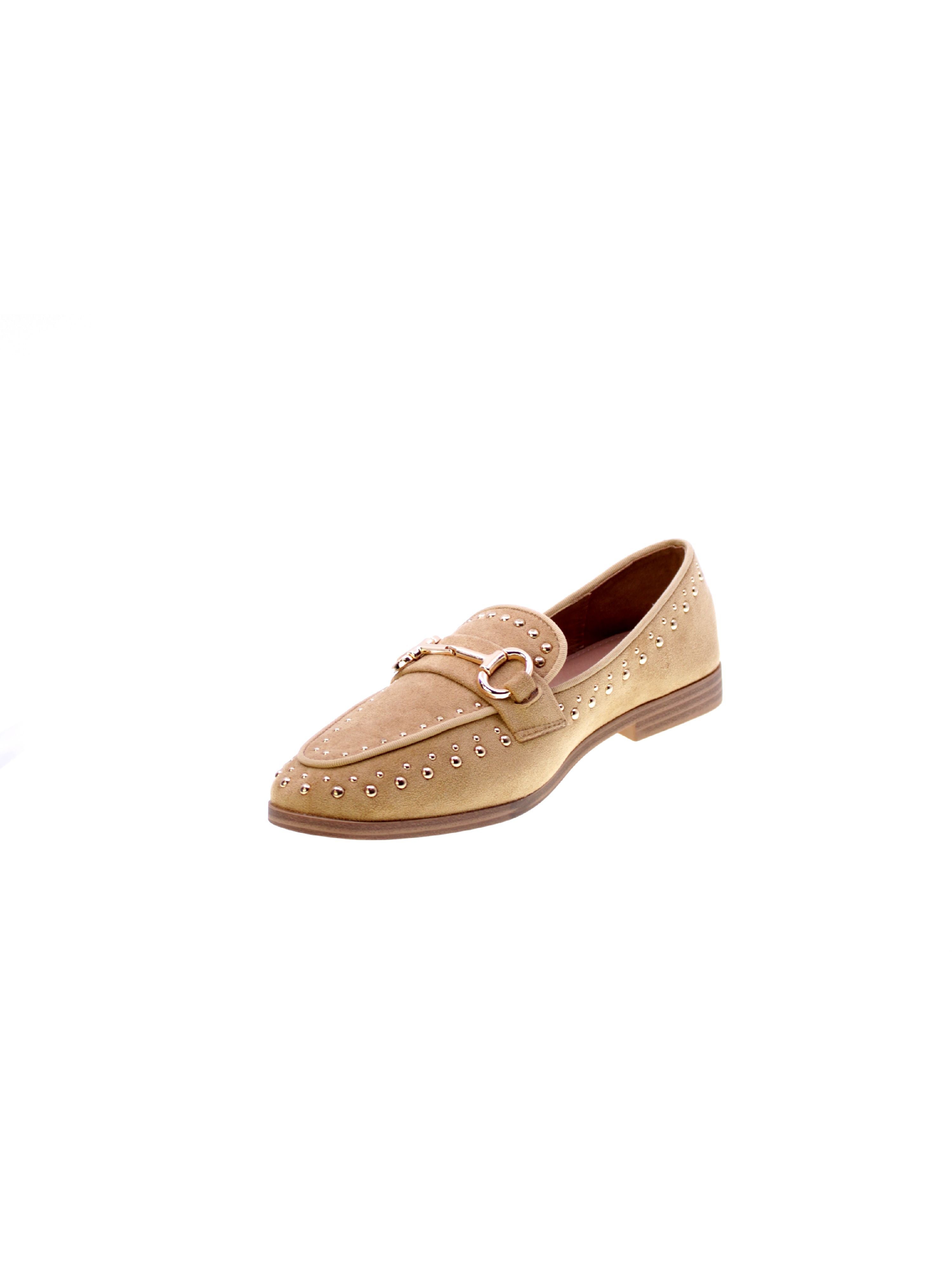 Kharisma Mocassino Borchie Donna Beige 9062
