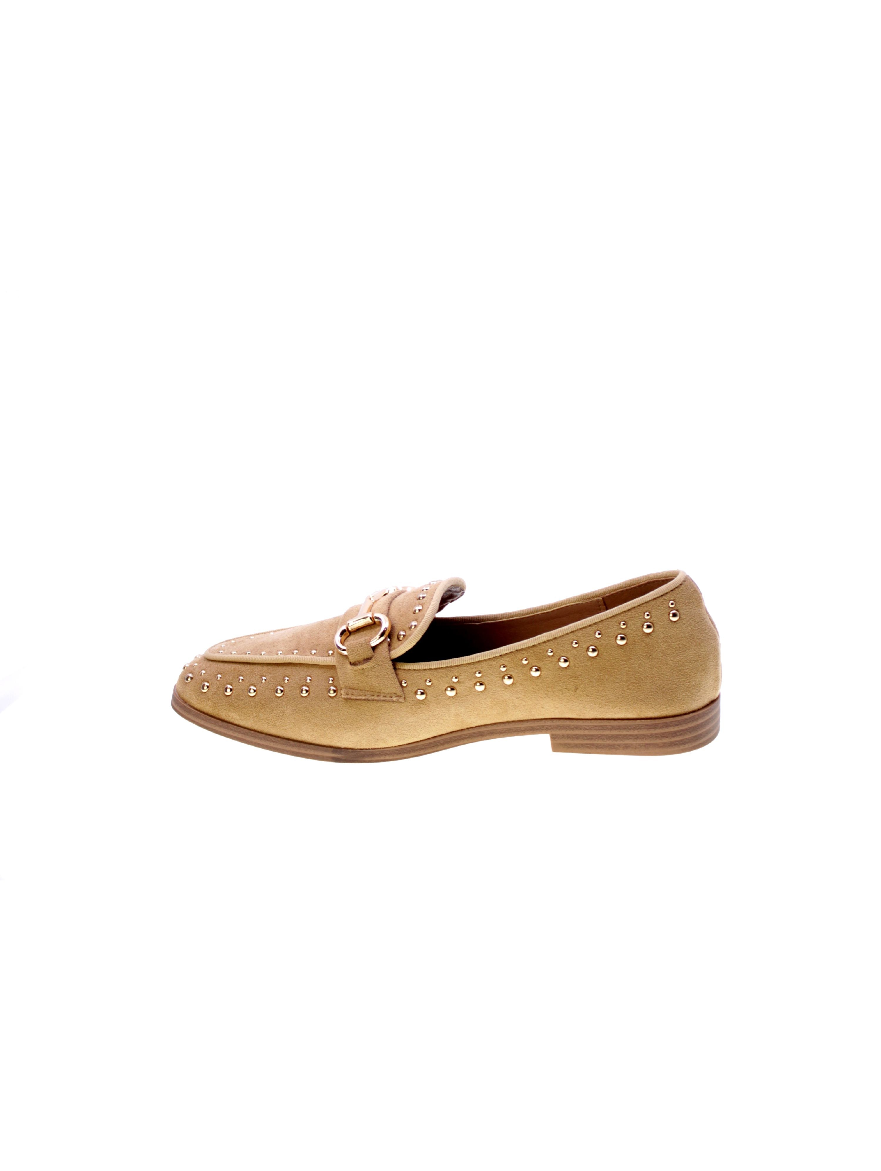 Kharisma Mocassino Borchie Donna Beige 9062