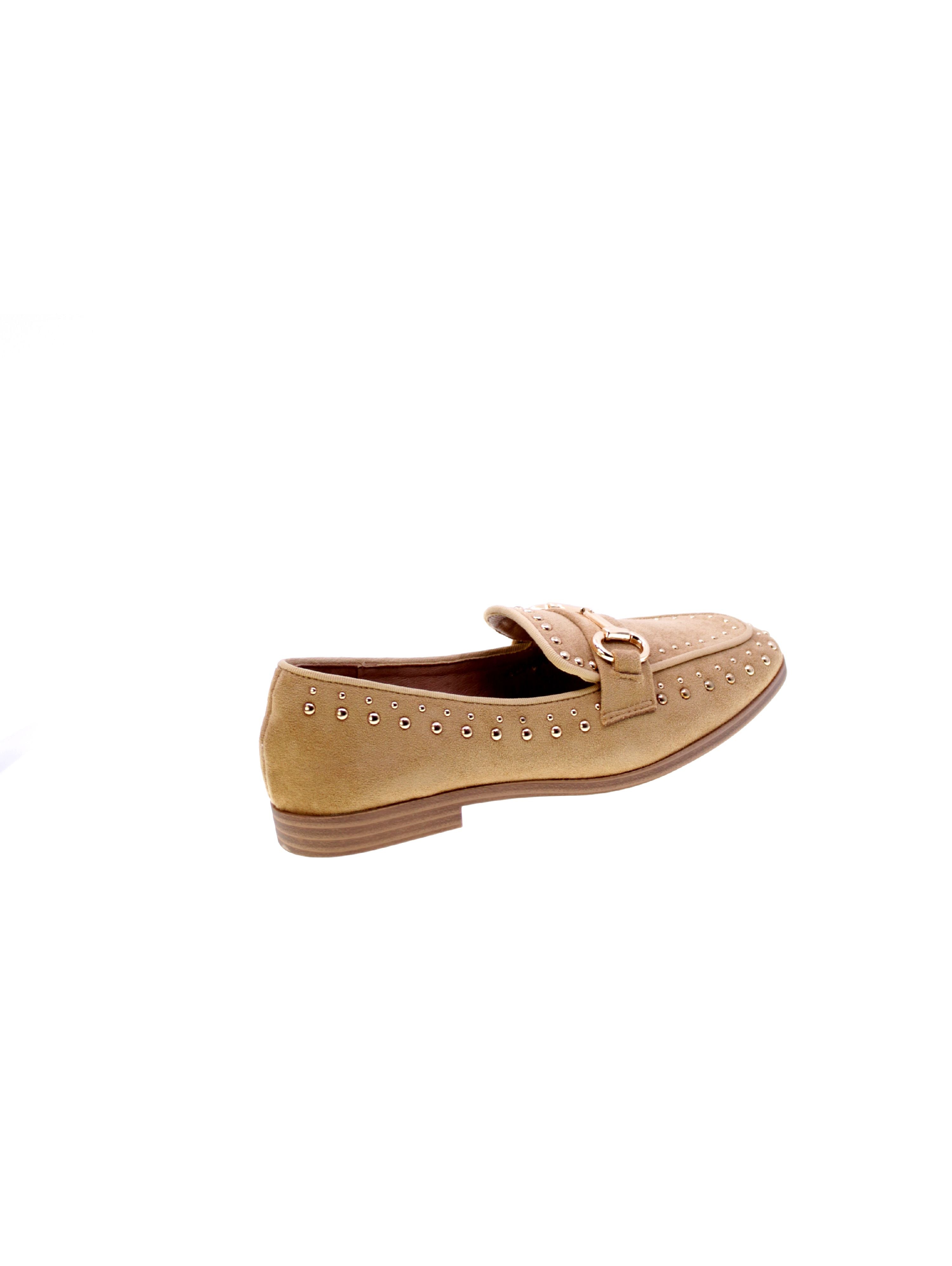 Kharisma Mocassino Borchie Donna Beige 9062