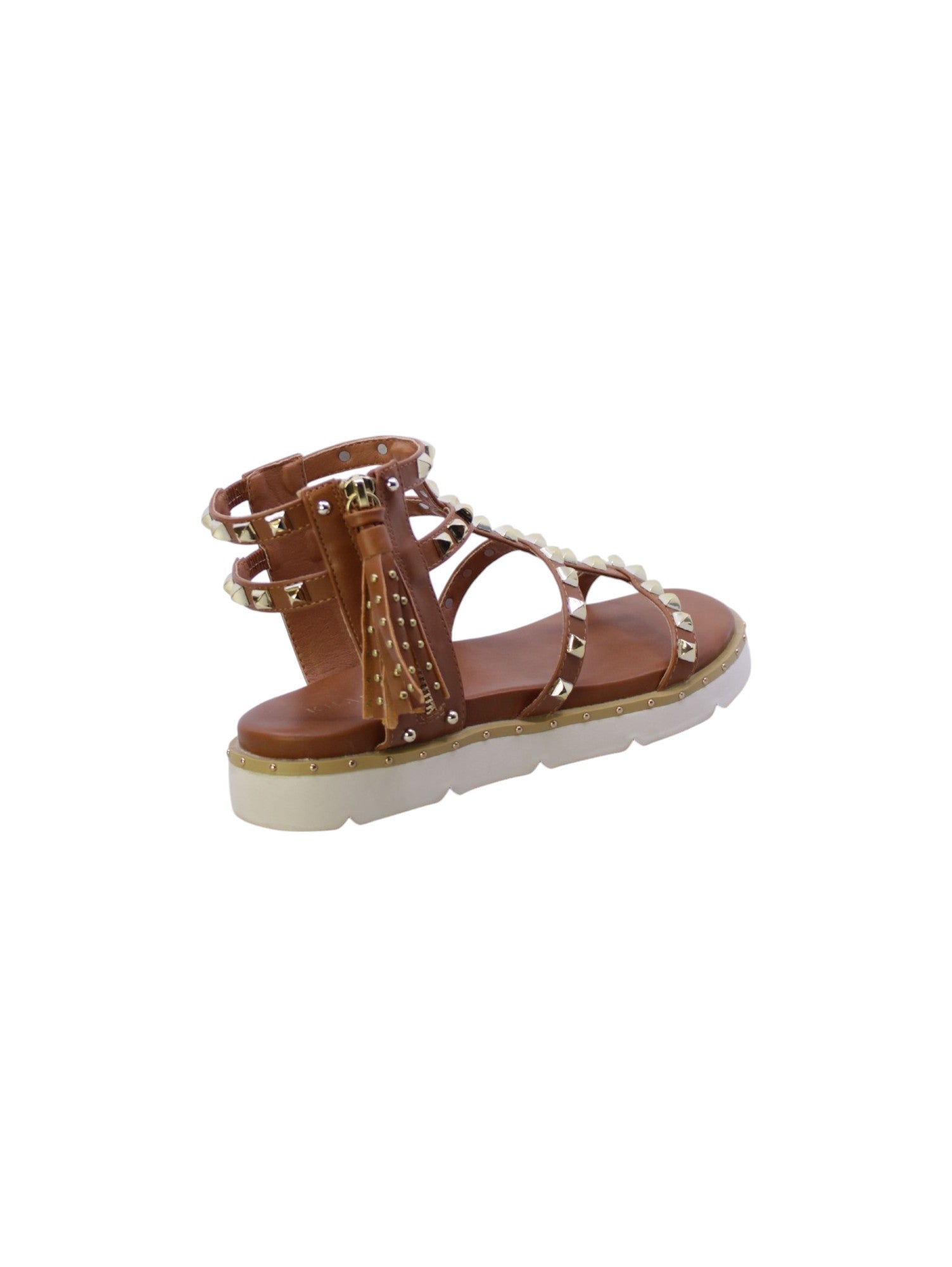 Kharisma Sandalo Schiava Borchie Donna Cuoio 9315