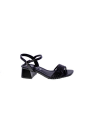 Ferre Sandalo Strass Donna Nero F-262