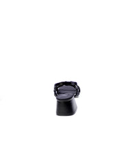 Ferre Sandalo Accollato Strass Donna Nero F-261