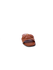 Ferre Sandalo Mules Basso Donna Cuoio F-250