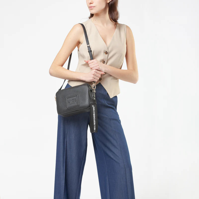 V73 Borsa tracolla Donna Nero Jenny 73bs8vr05/25